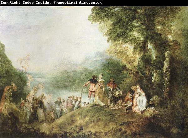 Jean-Antoine Watteau the pilgrimage to cythera